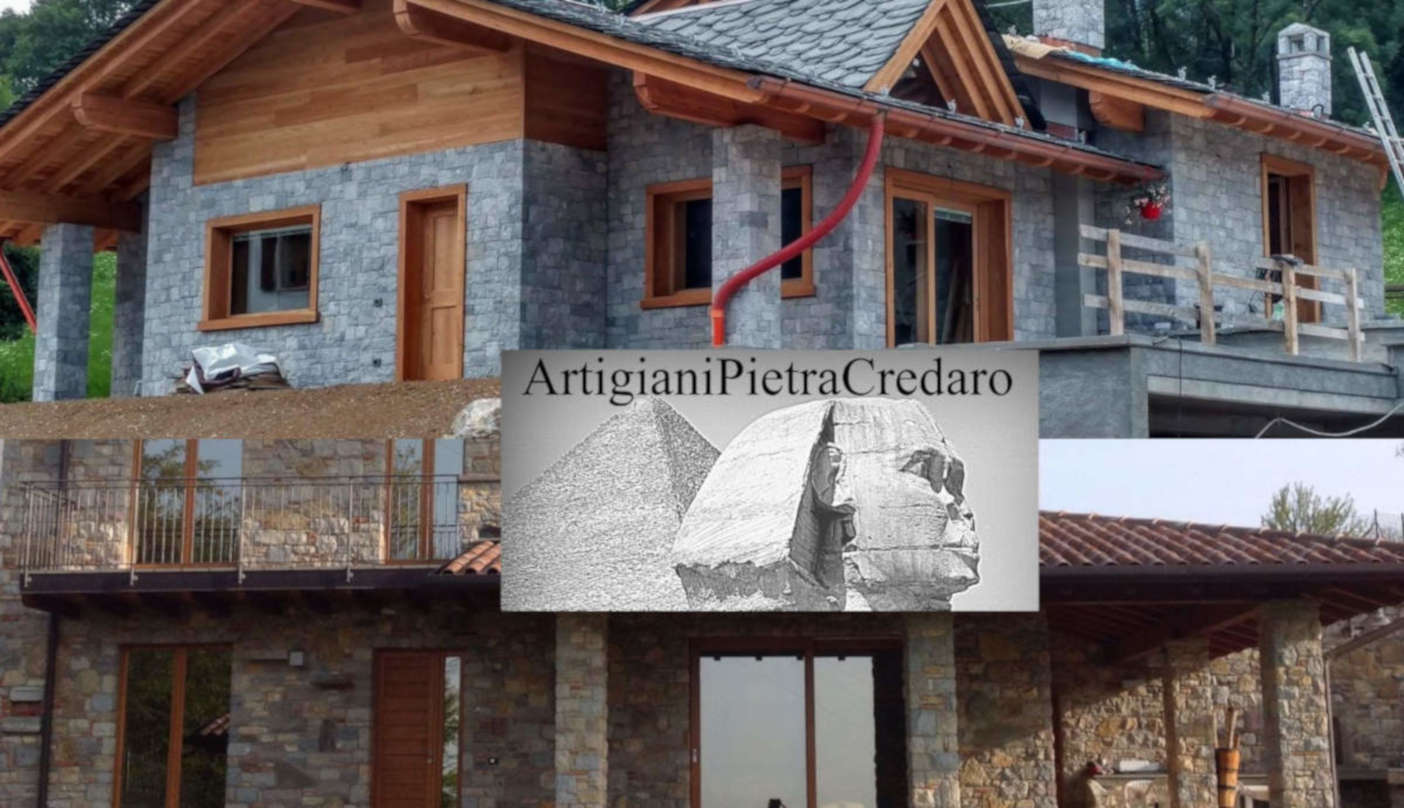 Artigiani Pietra Credaro - Realizzazione rivestimenti Ville ed abitazioni in Pietra di Credaro e Pietra Naturale