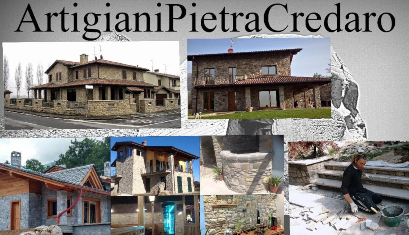 Artigiani Pietra Credaro - Realizzazione rivestimenti Ville ed abitazioni in Pietra di Credaro e Pietra Naturale