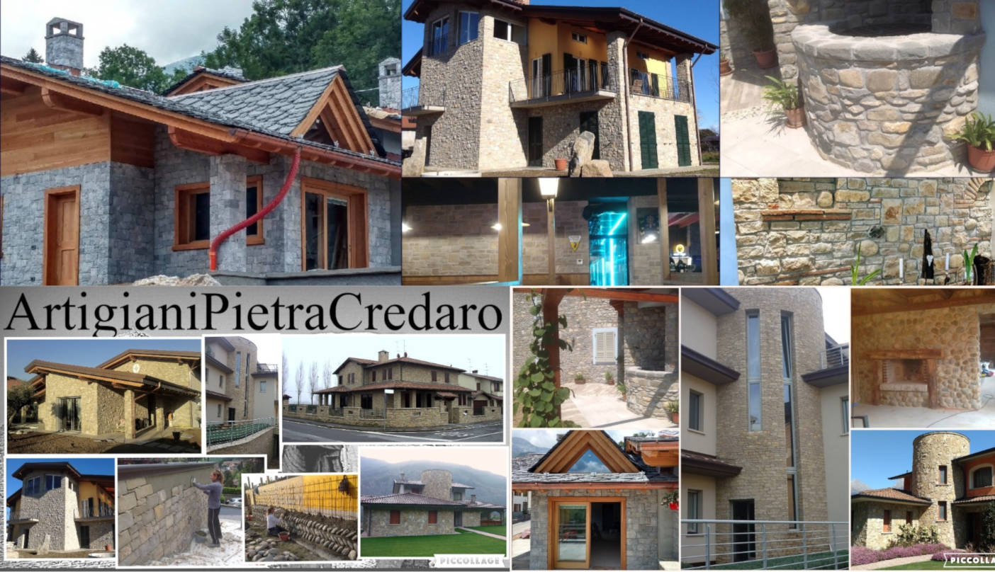 Artigiani Pietra Credaro - Realizzazione rivestimenti Ville ed abitazioni in Pietra di Credaro e Pietra Naturale