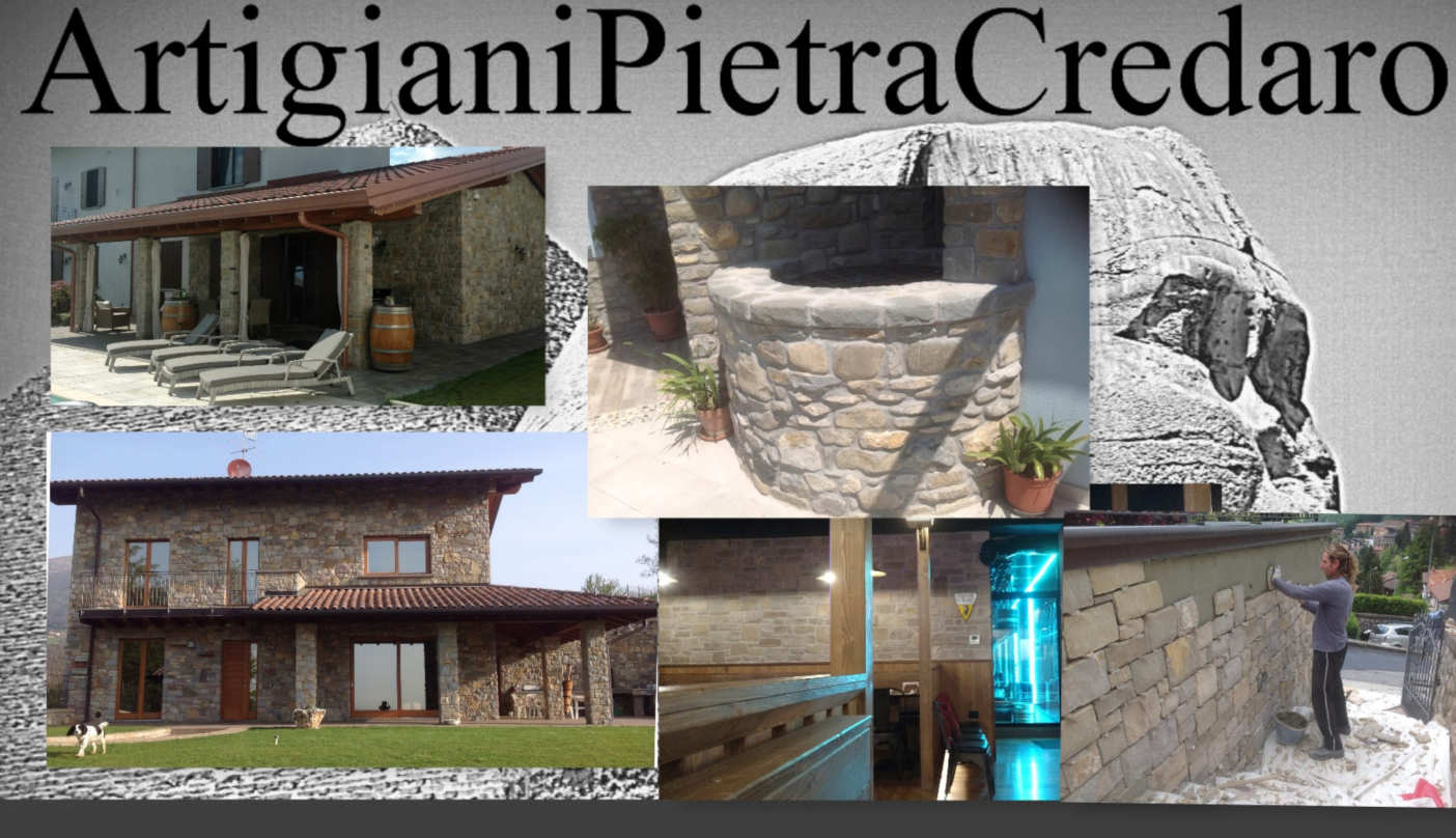 Artigiani Pietra Credaro - Realizzazione rivestimenti Ville ed abitazioni in Pietra di Credaro e Pietra Naturale